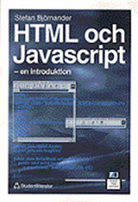 Omslagsbild för HTML och Javascript: en introduktion