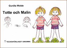 Cover for Totte och Malin - Barnbok med tecken för hörande barn