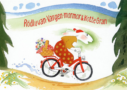 Cover for Rödluvan, vargen, mormor och Kotte Gran (bild-ebok+)