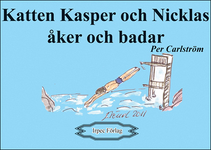 Omslagsbild för Katten Kasper och Nicklas åker och badar