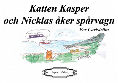 Omslagsbild för Katten Kasper och Nicklas åker spårvagn