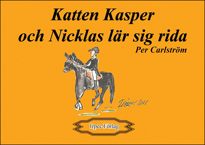 Omslagsbild för Katten Kasper och Nicklas lär sig rida