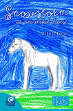 Cover for Snowstorm - A beautiful horse