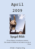 Omslagsbild för Spegel-Bildt, april 2009. CB som klippan i okunskapens malström.