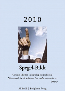 Omslagsbild för Spegel-Bildt, 2010. CB som klippan i okunskapens malström.