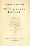 Cover for Tonys sista läroår 