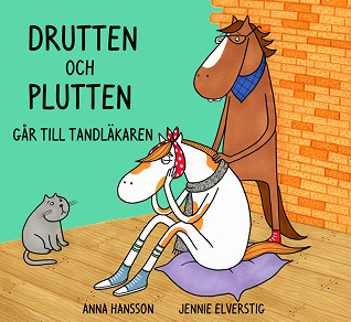 Omslagsbild för Drutten och Plutten går till tandläkaren.