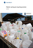 Omslagsbild för Plastic sorting at recycling centres: Guideline