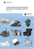 Omslagsbild för Greening state framework contracts - Approaches in the Nordic countries: Summary Report