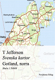 Omslagsbild för Svenska kartor: Gotland, norra delen