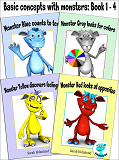 Omslagsbild för Basic concepts with monsters: Book 1 - 4