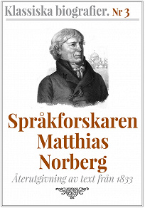 Omslagsbild för Språkforskaren Norberg – Återutgivning av text från 1833