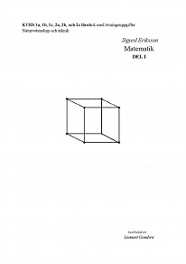 Omslagsbild för Sigurd Eriksson Matematik del I