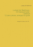 Omslagsbild för Ludwig Van Beethoven for Classical Guitar - Tablature: Arranged for Guitar by John Trie