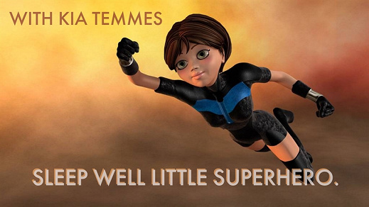 Omslagsbild för Sleep well little superhero-guided bedtime story and meditation for children