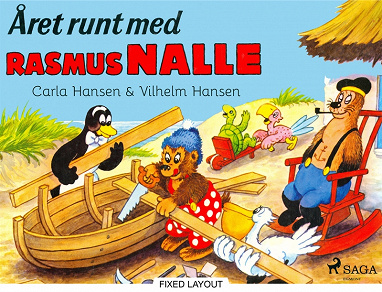 Omslagsbild för Året runt med Rasmus Nalle