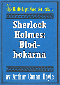 Omslagsbild för Sherlock Holmes: Äventyret med blodbokarna – Återutgivning av text från 1947
