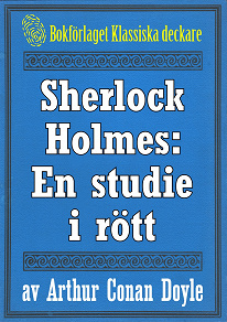 Omslagsbild för Sherlock Holmes: En studie i rött – Återutgivning av text från 1927