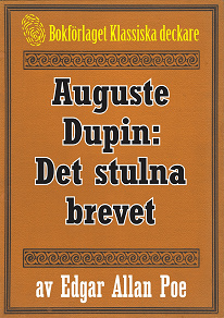 Omslagsbild för Auguste Dupin: Det stulna brevet – Återutgivning av text från 1938