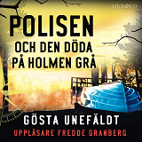 Omslagsbild för Polisen och den döde på Holmen grå