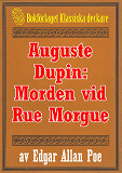 Omslagsbild för Auguste Dupin: Morden vid Rue Morgue – Återutgivning av text från 1938