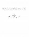 Omslagsbild för The Recollections of Alexis de Tocqueville