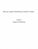 Omslagsbild för Plays by August Strindberg: Creditors. Pariah.