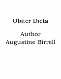 Omslagsbild för Obiter Dicta