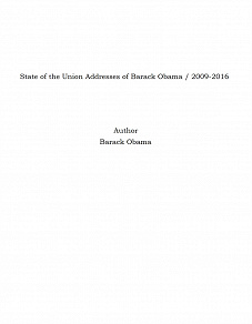 Omslagsbild för State of the Union Addresses of Barack Obama / 2009-2016