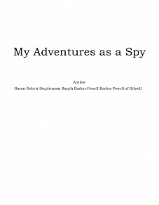 Omslagsbild för My Adventures as a Spy