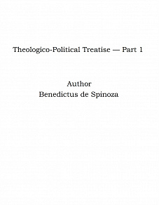 Omslagsbild för Theologico-Political Treatise — Part 1