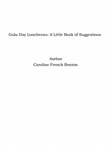 Omslagsbild för Gala-Day Luncheons: A Little Book of Suggestions