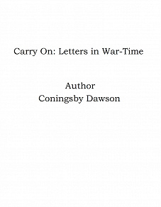 Omslagsbild för Carry On: Letters in War-Time