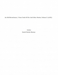 Omslagsbild för An Old Meerschaum / From Coals Of Fire And Other Stories, Volume II. (of III.)