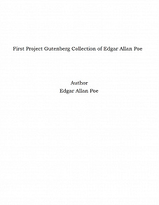 Omslagsbild för First Project Gutenberg Collection of Edgar Allan Poe