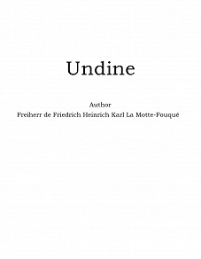 Omslagsbild för Undine