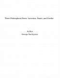Omslagsbild för Three Philosophical Poets: Lucretius, Dante, and Goethe