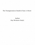Omslagsbild för The Transgression of Andrew Vane: A Novel
