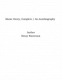Omslagsbild för Marse Henry, Complete / An Autobiography