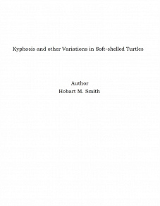 Omslagsbild för Kyphosis and other Variations in Soft-shelled Turtles