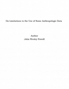 Omslagsbild för On Limitations to the Use of Some Anthropologic Data