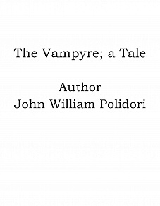 Omslagsbild för The Vampyre; a Tale