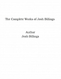 Omslagsbild för The Complete Works of Josh Billings