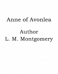 Omslagsbild för Anne of Avonlea