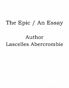 Omslagsbild för The Epic / An Essay