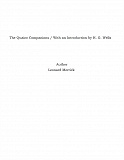 Omslagsbild för The Quaint Companions / With an Introduction by H. G. Wells