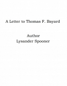 Omslagsbild för A Letter to Thomas F. Bayard