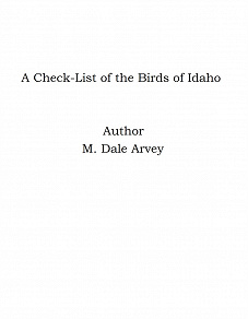 Omslagsbild för A Check-List of the Birds of Idaho