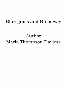 Omslagsbild för Blue-grass and Broadway