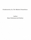 Omslagsbild för Frankenstein; Or, The Modern Prometheus